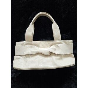 Roberta Gandolfi Italian Leather Bow Detail Handbag